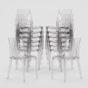 18 Sillas Dune Grand Soleil transparentes Oferta stock cafetería bar