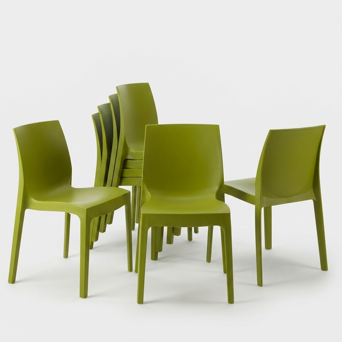 22 Silla de cocina Apilable de Polipropileno Rome Grand Soleil Stock