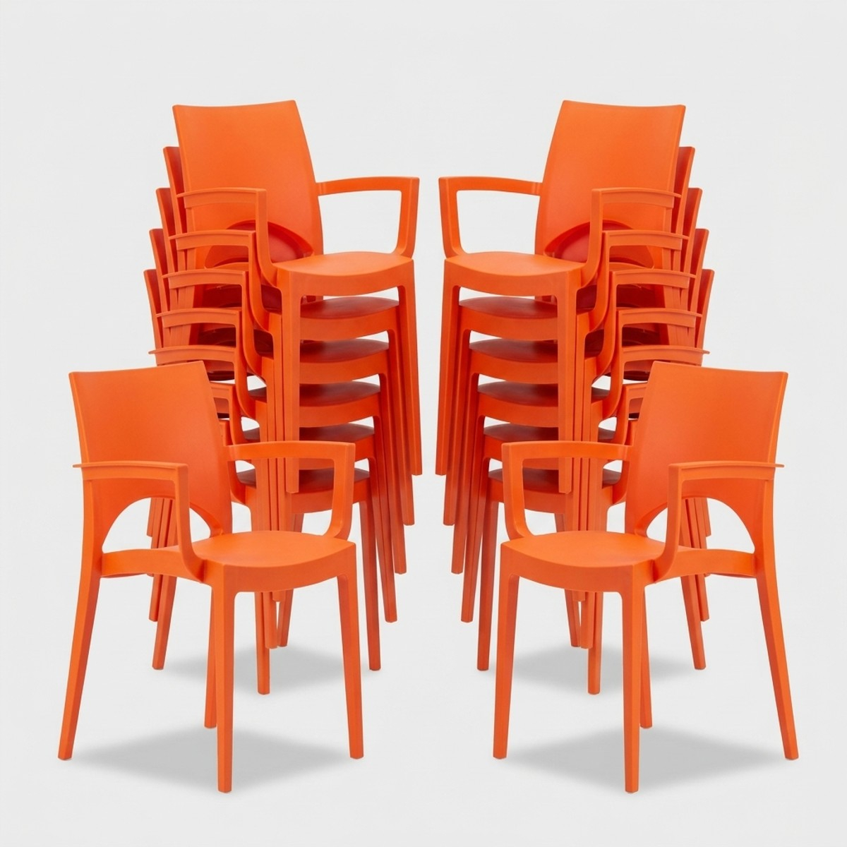 24er Set Paris Arm Grand Soleil Stühle mit Armlehnen Restaurants und Bars