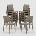 24er Set Trieste Grand Soleil Polypropylen Stühle für Restaurant