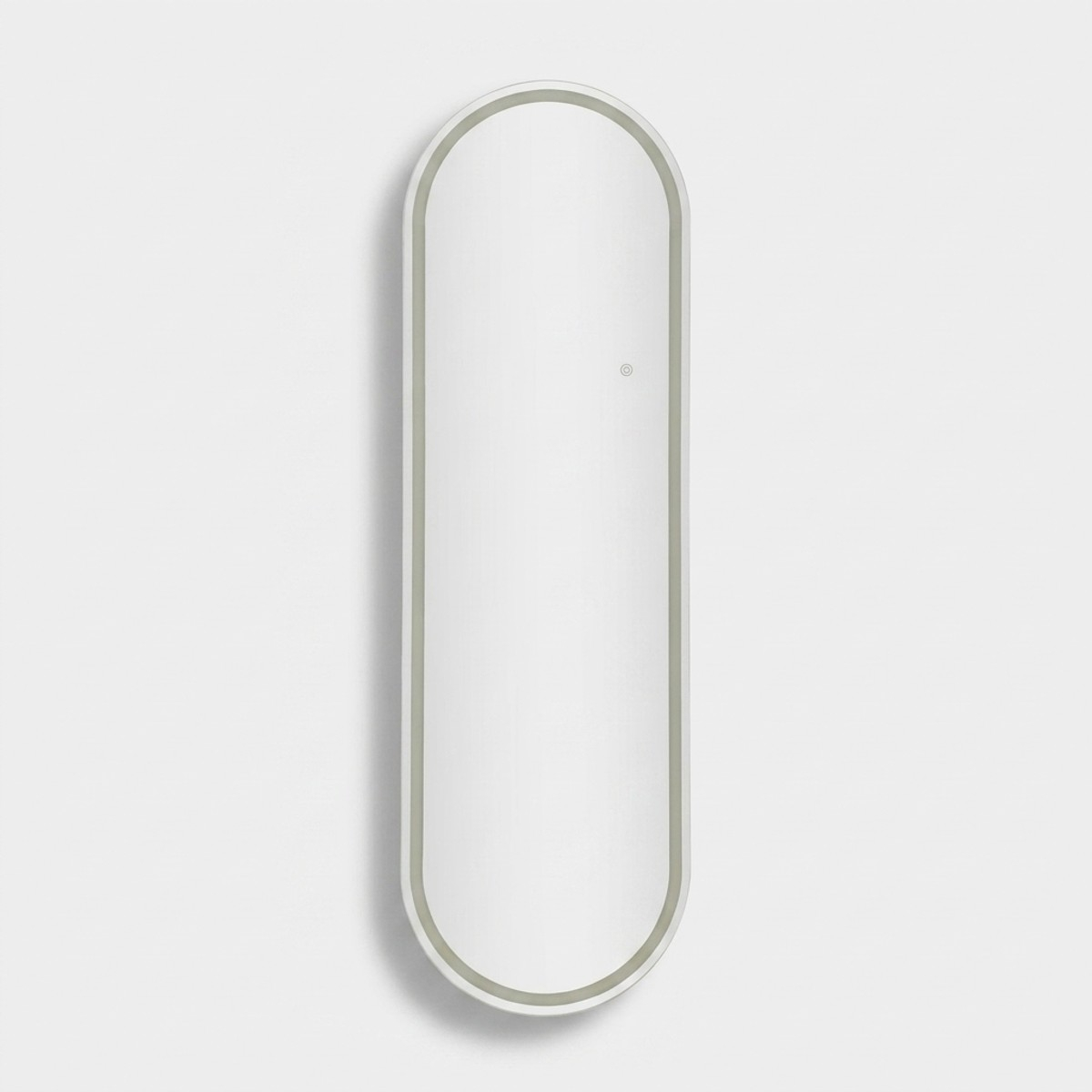 Ovaler LED-Wandspiegel mit 3 Lichtfarben 50x160 Luminous Oval Elegance
