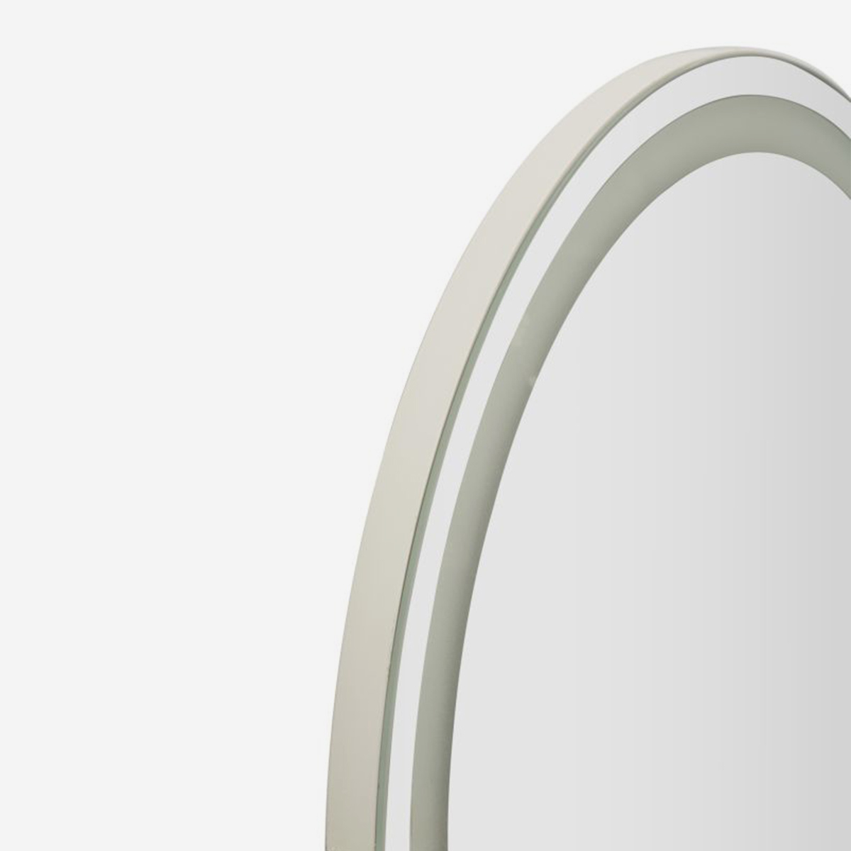 Espejo de pared ovalado LED 3 tonalidades 50x160 Luminous Oval Elegance