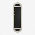 Espejo de pared ovalado LED 3 tonalidades 50x160 Luminous Oval Elegance