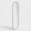 Specchio da parete ovale LED 3 tonalità 50x160 Luminous Oval Elegance
