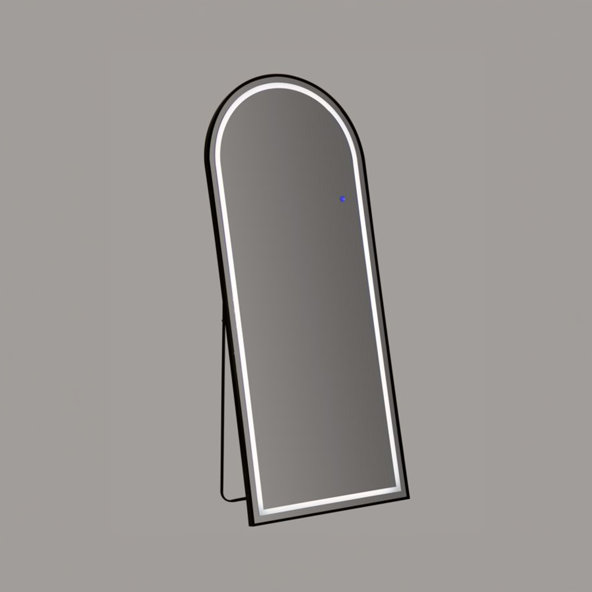 Bogenförmiger LED-Spiegel für Wand und Boden 70x170 Nocturne Arch