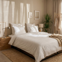 Spannbettlaken aus Baumwolle 180x200 Emma Bed Linen