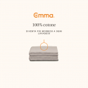 Sábana bajera ajustable de algodón 160x200 Emma Bed Linen