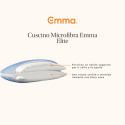 Almohada viscoelástica de poliéster con Airgrid Emma Elite