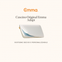 Almohada viscoelástica termorreguladora desenfundable Emma Adapt