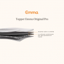 Atmungsaktiver Topper für Doppelmatratze Emma Original Pro