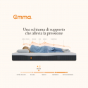 Colchón matrimonial de espuma viscoelástica Emma One