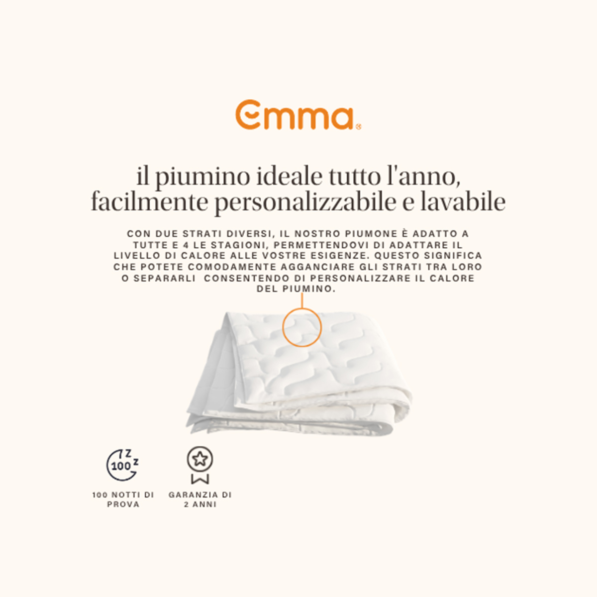 Edredón 4 estaciones de microfibra hipoalergénica Emma ajustable