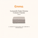 Spannbettlaken aus Baumwolle 140x200 Emma Bed Linen