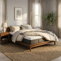 Colchón viscoelástico de 120x200 para cama de cuerpo y medio Emma Comfort Mattress