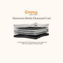 Colchón híbrido de plaza y media 120x190 Emma Diamond Cool Hybrid