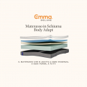 Colchón de espuma de 120x190 cm Body Adapt Emma para cama de cuerpo y medio