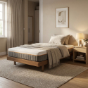 Colchón individual 90x200 de muelles y memory foam Emma Original Elite