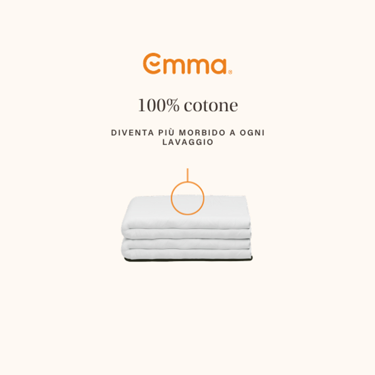 Sábana bajera ajustable de algodón 80x200 Emma Bed Linen
