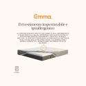 Wasserdichter Matratzenschoner Einzelbett Emma
