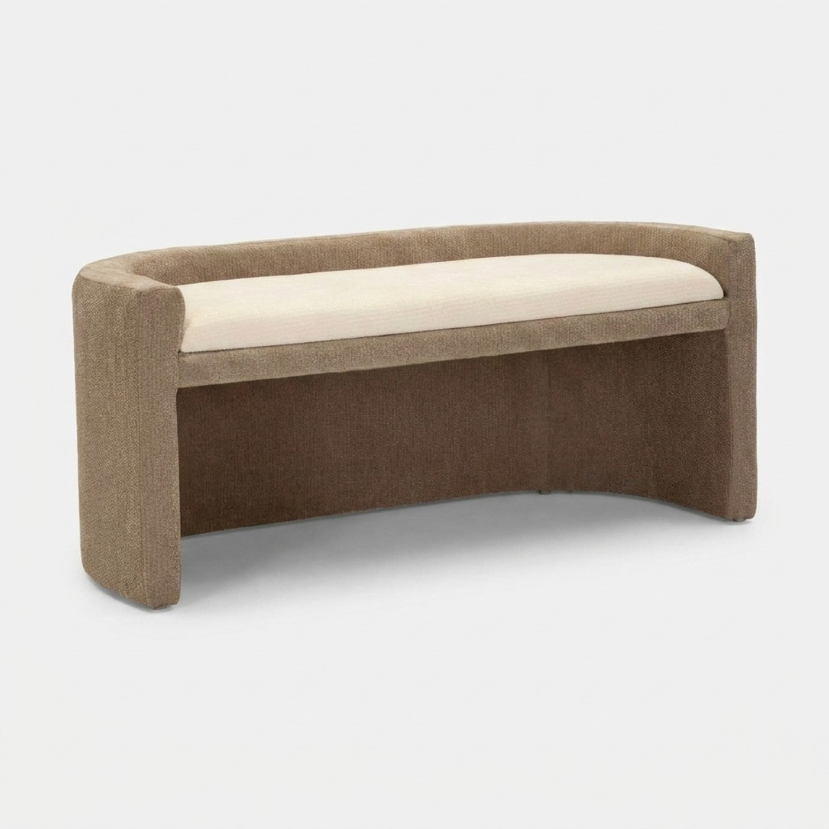Banco tapizado nórdico para dormitorio Vipe Poised Elegance