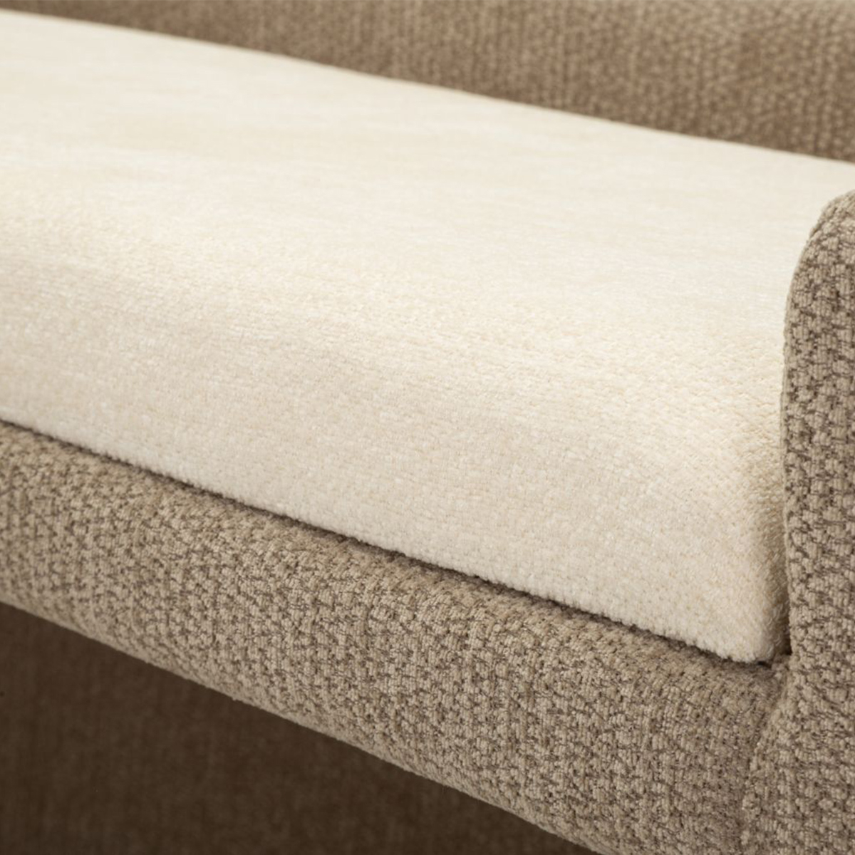 Banco tapizado nórdico para dormitorio Vipe Poised Elegance