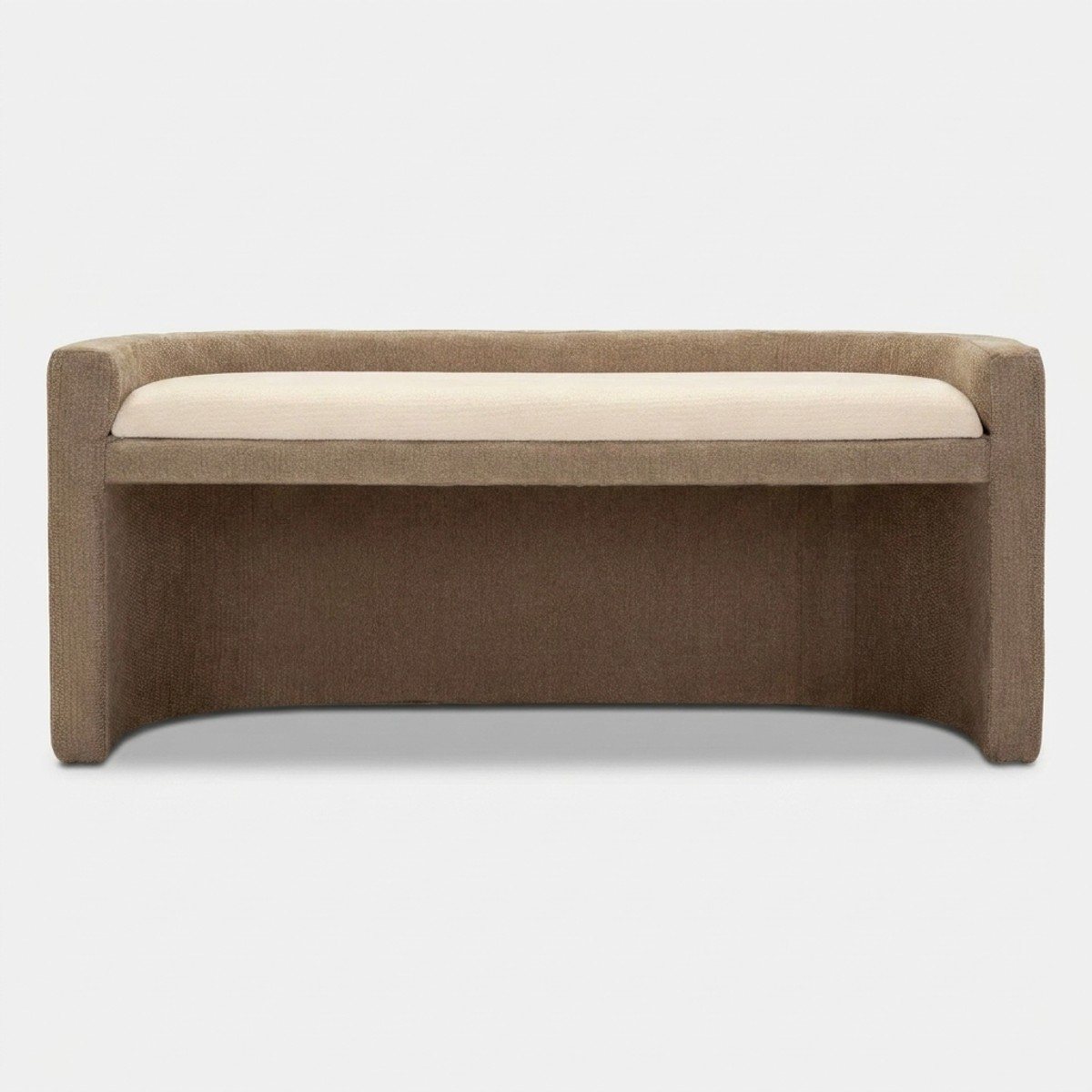 Banco tapizado nórdico para dormitorio Vipe Poised Elegance