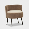 Sillón acolchado de diseño nórdico Vipe Poised Comfort