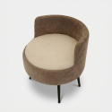Sillón acolchado de diseño nórdico Vipe Poised Comfort