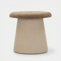 Nordischer Designer-Pouf-Beistelltisch in Pilzform Vipe Soft Geometry