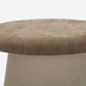 Nordischer Designer-Pouf-Beistelltisch in Pilzform Vipe Soft Geometry