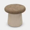 Nordischer Designer-Pouf-Beistelltisch in Pilzform Vipe Soft Geometry