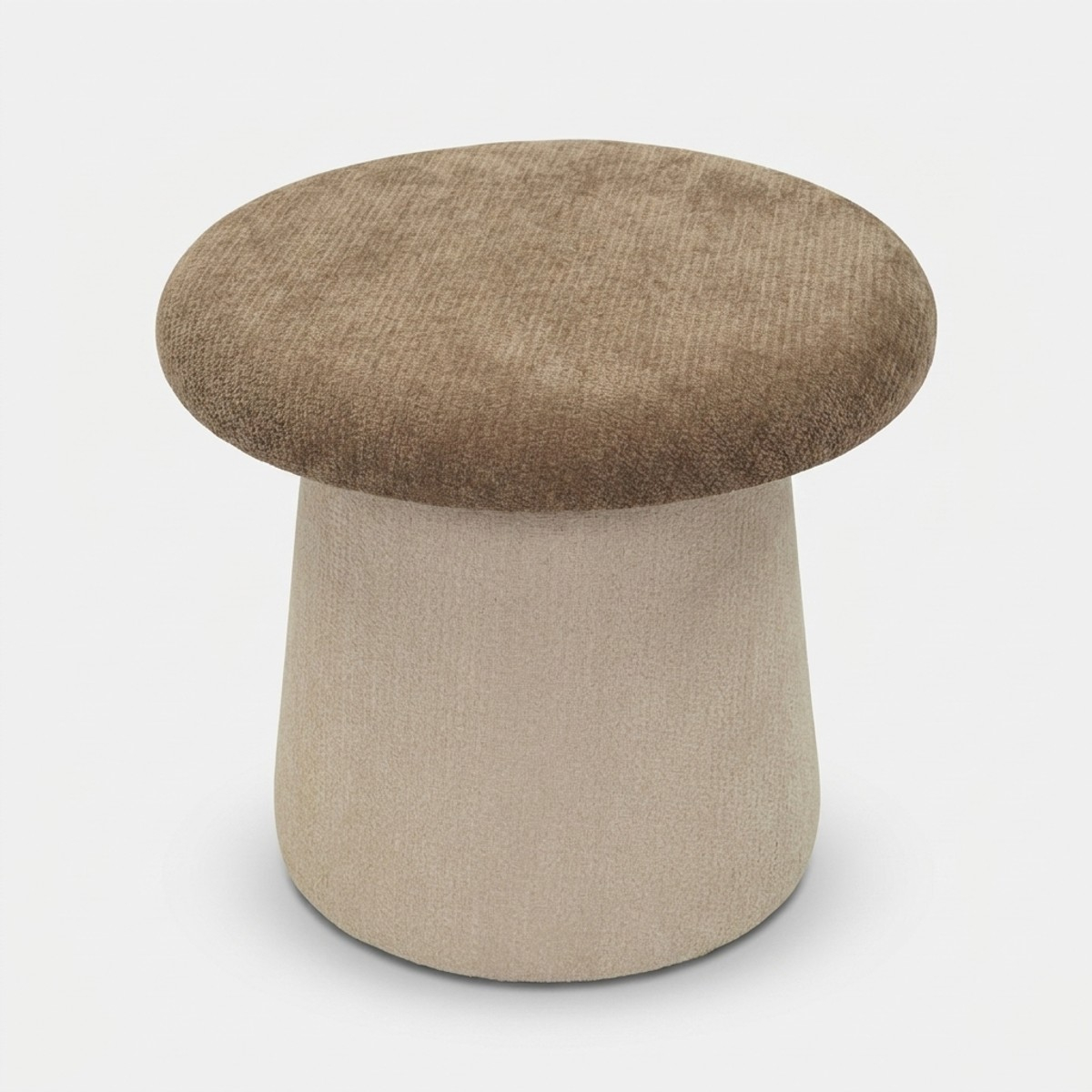 Nordischer Designer-Pouf-Beistelltisch in Pilzform Vipe Soft Geometry