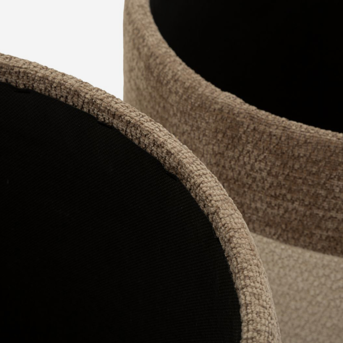 Set de 3 poufs de rangement scandinaves en tissu Ankara Nesting Trio