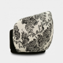 Sillón tapizado de diseño oriental Okinawa Monochrome Haven