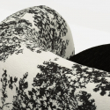 Sillón tapizado de diseño oriental Okinawa Monochrome Haven