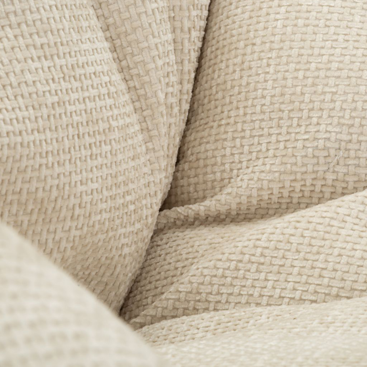 Sillón giratorio tapizado de diseño retro Poise