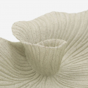 Centro de mesa decorativo de poliresina Sand Petal Silhouette