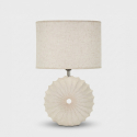 Lampada da tavolo in ceramica con paralume Sea Star Poise L