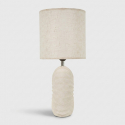 Lampada da tavolo in ceramica con paralume Sea Star Poise L
