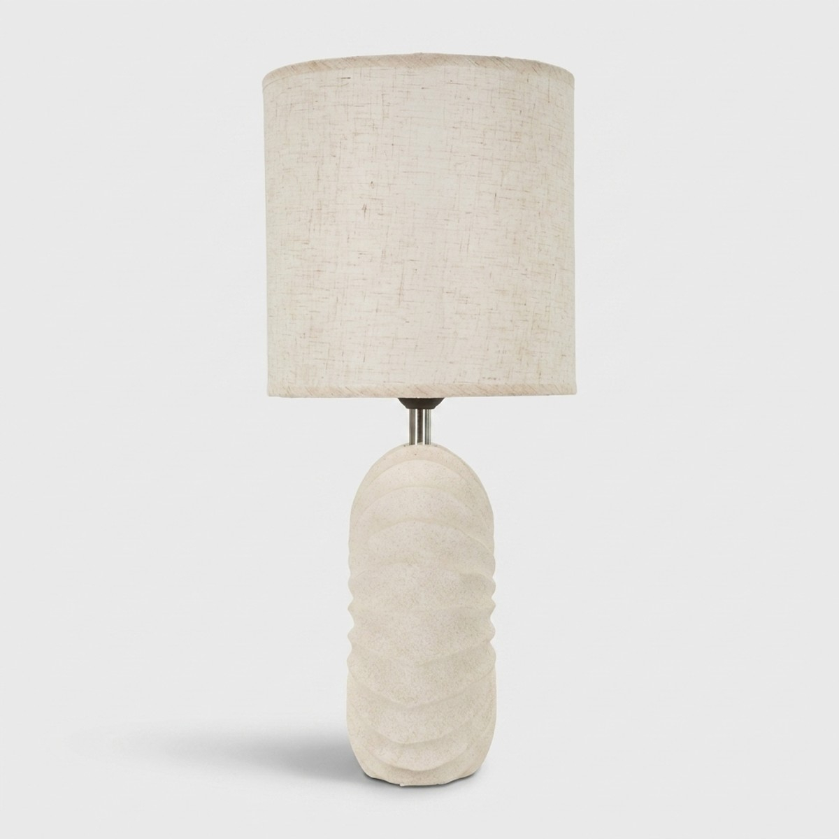 Lámpara de mesa de cerámica con pantalla Sea Star Poise L