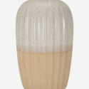 Lampada da tavolo in ceramica e poliestere Tiered Peach Poise