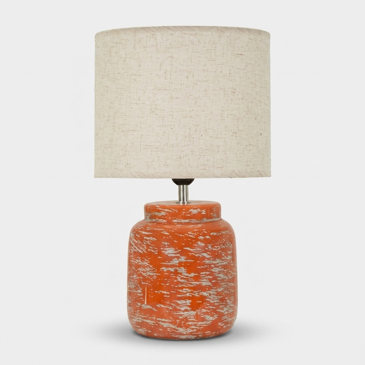 Lámpara de mesa contemporánea de cerámica Hut Glow