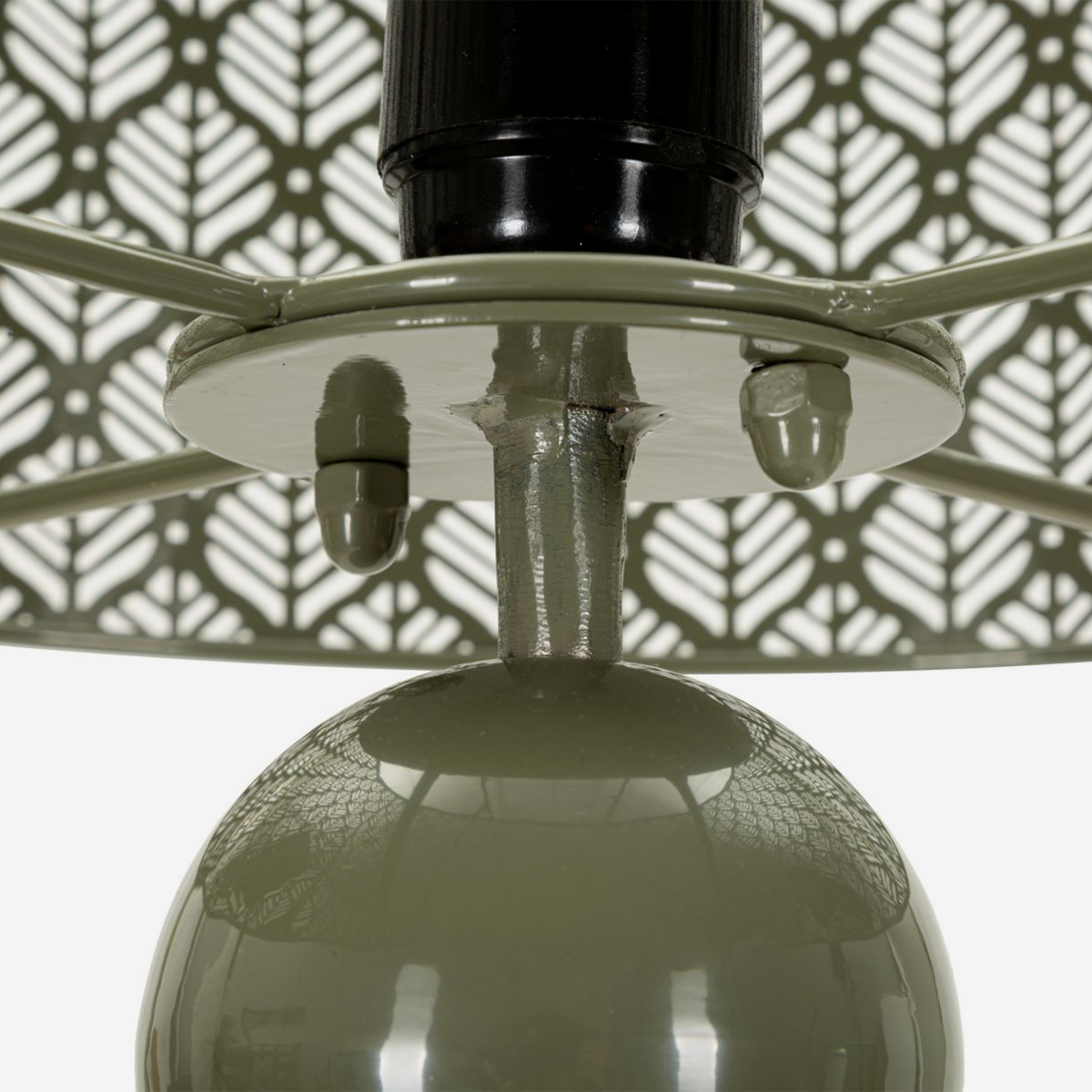 Tischlampe aus perforiertem Metall Seoul Glow