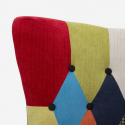 Sillón bergère tapizado en tela patchwork Imperial