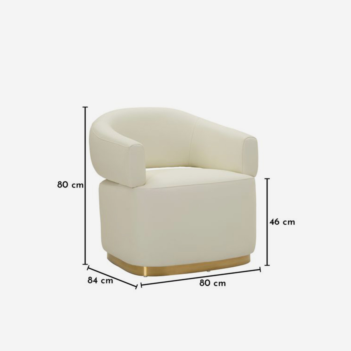Sillón de diseño tapizado en ecopiel para salón Minsk Plus
