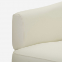 Sillón de diseño tapizado en ecopiel para salón Minsk Plus