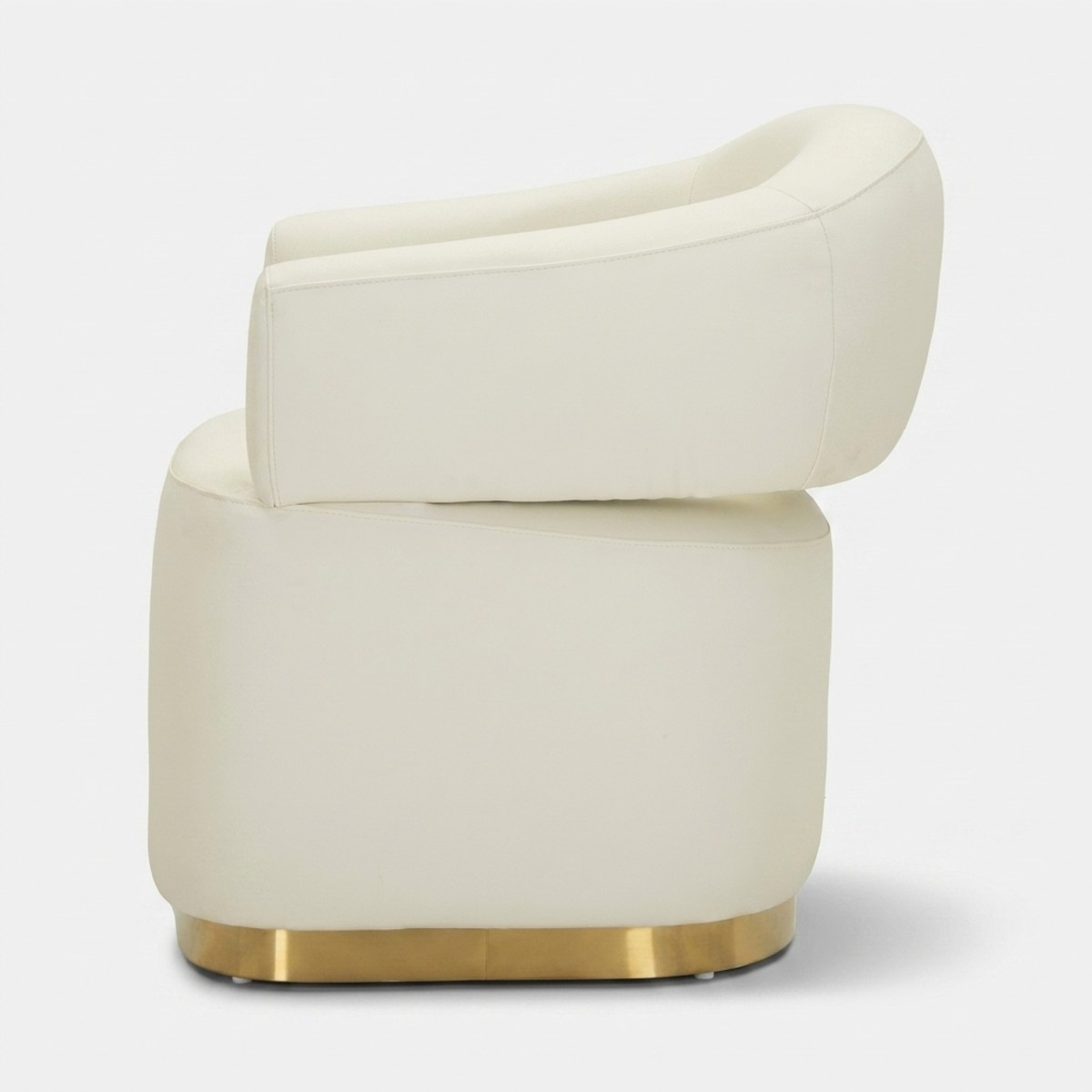 Sillón de diseño tapizado en ecopiel para salón Minsk Plus