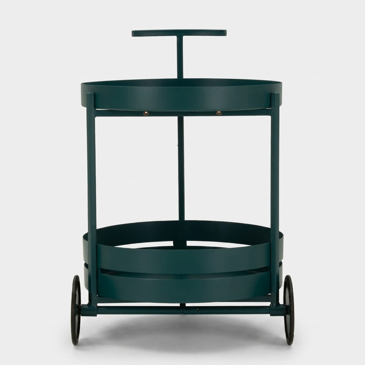 Carrito auxiliar de cocina de metal con ruedas Saturno