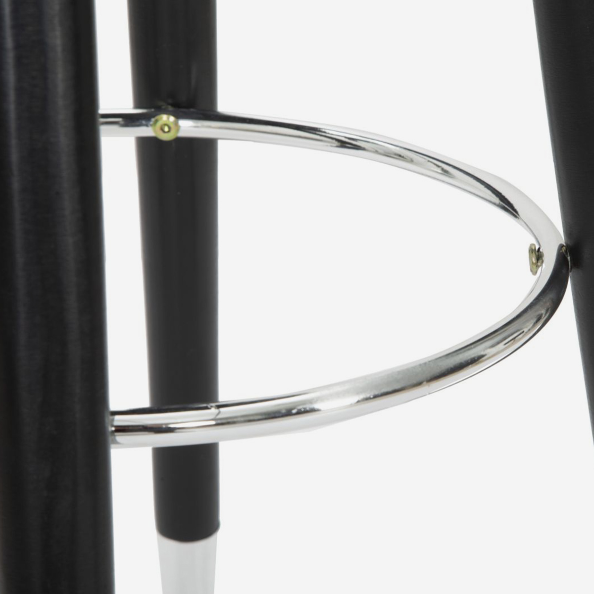 Gepolsterter Barhocker aus Samt und Holz Paris Silver