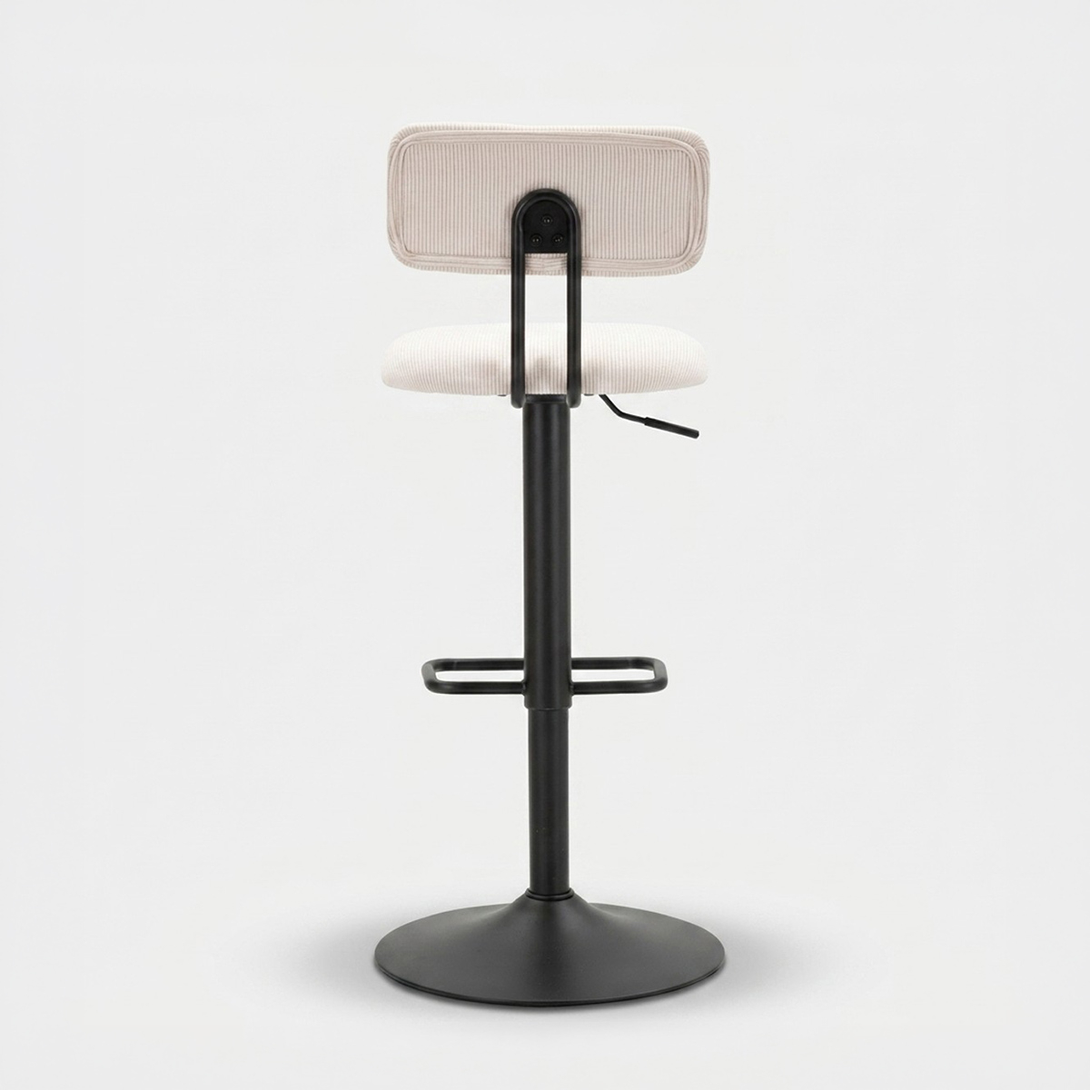 Set de 2 taburetes de bar giratorios acolchados regulables Light